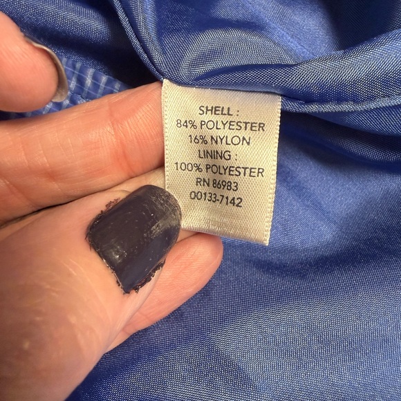 Christopher & Banks Shimmering Blue Blazer HP - Picture 11 of 16